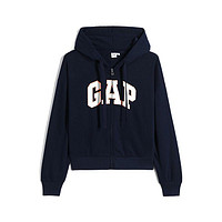 Gap 盖璞 男女款连帽卫衣外套 665587 海军蓝 M