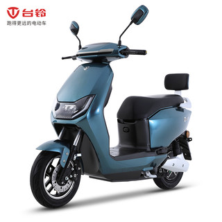 台铃（TAILG）电动车新款小狮子60V两轮电动摩托车3C新国标22Ah云电池电瓶车踏板车电动车电摩 焰影墨绿（60V22AH云电池）