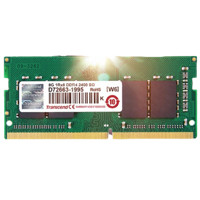 Transcend 创见 DDR3 1600MHz 笔记本内存 普条 绿色 8GB JM1600KSH-8G