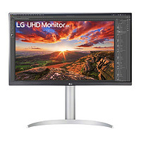 LG 乐金 27UP850-W 27英寸 IPS FreeSync 显示器（3840×2160、60Hz、95% DCI-P3、HDR400、Type-C 96W）