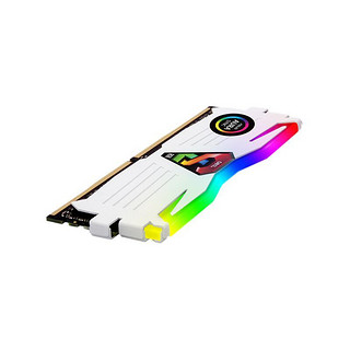 GeIL 金邦 极光SUPER LUCE RGB SYNC系列 DDR4 3000MHz RGB 台式机内存 灯条 白色 32GB 16GBx2