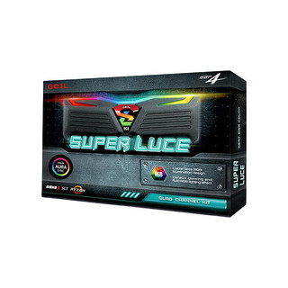 GeIL 金邦 极光SUPER LUCE RGB SYNC系列 DDR4 3000MHz RGB 台式机内存 灯条 白色 32GB 16GBx2