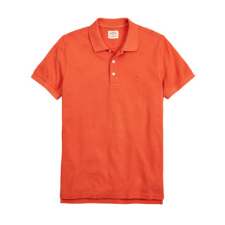 Brooks Brothers 布克兄弟 Red Fleece系列 男士短袖POLO衫 1000038257-18 橙色 XXL