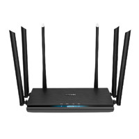 Tenda 腾达 AC1206 双频1200M 家用双千兆无线路由器 Wi-Fi 5（802，11ac）黑色