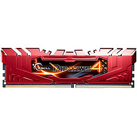 G.SKILL 芝奇 Ripjaws 4系列 DDR4 2400MHz 台式机内存 法拉利红 16GB 4GBx4 F4-2400C15Q-16GRR