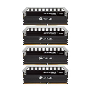 USCORSAIR 美商海盗船 统治者系列 DDR4 3000MHz 台式机内存 马甲条 黑色 32GB 8GBx4