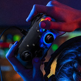 GameSir 盖世小鸡 T4-START腾讯定制款 2.4G双模游戏手柄 黑色