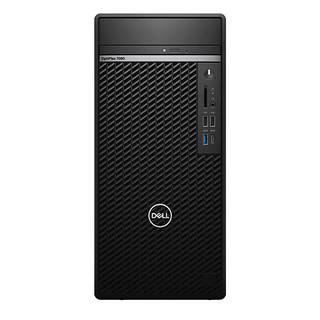 DELL 戴尔 OptiPlex 7080MT 十代酷睿版 商务台式机 黑色 (酷睿i9-10900K、RTX 3060 12G、32GB、1TB SSD+4TB HDD、风冷)