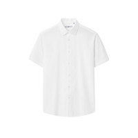 HLA 海澜之家 男士短袖衬衫 HNCBD2D015A 漂白花纹 40