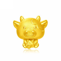 CHOW TAI FOOK 周大福 生肖牛足金转运珠