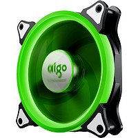 aigo 爱国者 极光 单色光 120mm 机箱散热风扇 单个装 绿色