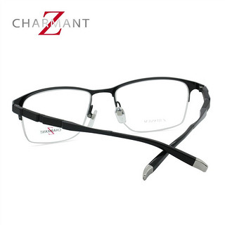 CHARMANT/夏蒙近视眼镜框架 Z钛系列商务眼镜Z钛光学眼镜架ZT19879 BK 眼镜框架