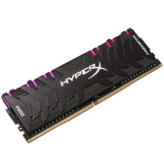 Kingston 金士顿 骇客神条系列 Predator掠食者 DDR4 3600MHz RGB 台式机内存 灯条 黑色 8GB HX436C17PB4A/8