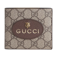 男包GUCCI 古驰 男士人造帆布短款钱包钱夹 473954 K9GOT 8861 乌木色