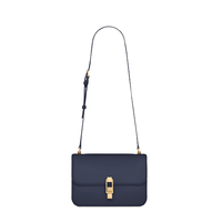 SAINT LAURENT 圣罗兰 LE CARRE系列 BOX 女士皮革方形肩背包 6332141YF0W4147 藏青色 中号