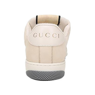 GUCCI 古驰 2021新品 男士Screener系列帆布红绿织带休闲鞋运动鞋 米色 546551 9PYQ0 9116 43