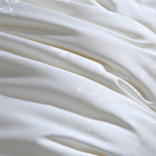 OBXO 源生活 提花暖芯春秋被 白色 220*240cm