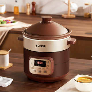  SUPOR/苏泊尔 DG50YC806 电炖锅 土陶内胆 塔吉上盖  5L