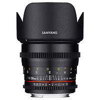 SAMYANG 森养光学 50mm T1.5 VDSLR AS UMC 标准定焦镜头 索尼E卡口 77mm