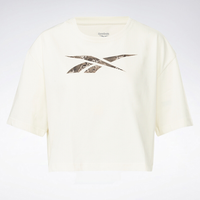 Reebok 锐步 运动健身TS 女子基础款短袖T恤 GN4486_米白色