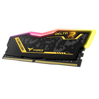 Team 十铨 炫光迷彩系列 DDR4 3200MHz RGB 台式机内存 灯条 16GB 8GBx2 TF9D416G3200HC16CDC01