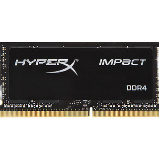 Kingston 金士顿 Impact系列 DDR4 2133MHz 笔记本内存 普条 黑色 8GB HX421S13IB/8