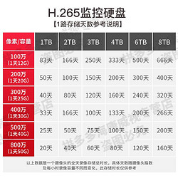 海康威视4TB西数硬盘机械硬盘电脑NAS监控通用盘3.5寸紫盘PURX