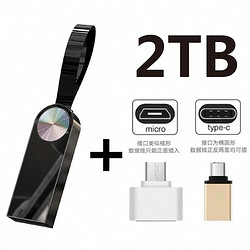 Ampe TRDWDRDH USB3.0 U盘 深灰色 2TB