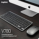 inphic 英菲克 V780无线键盘鼠标套装可充电台式笔记本电脑办公商务家用键鼠套装静音轻薄便携防溅水游戏通用macbook