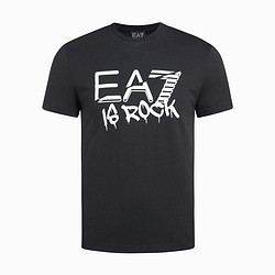 EA7 男士圆领短袖T恤