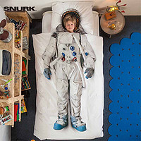 SNURK Snurk宇航员有机全棉被套枕套奇迹男孩北欧风儿童床上用品 1.2m床(适配150*200被芯)被枕两件套