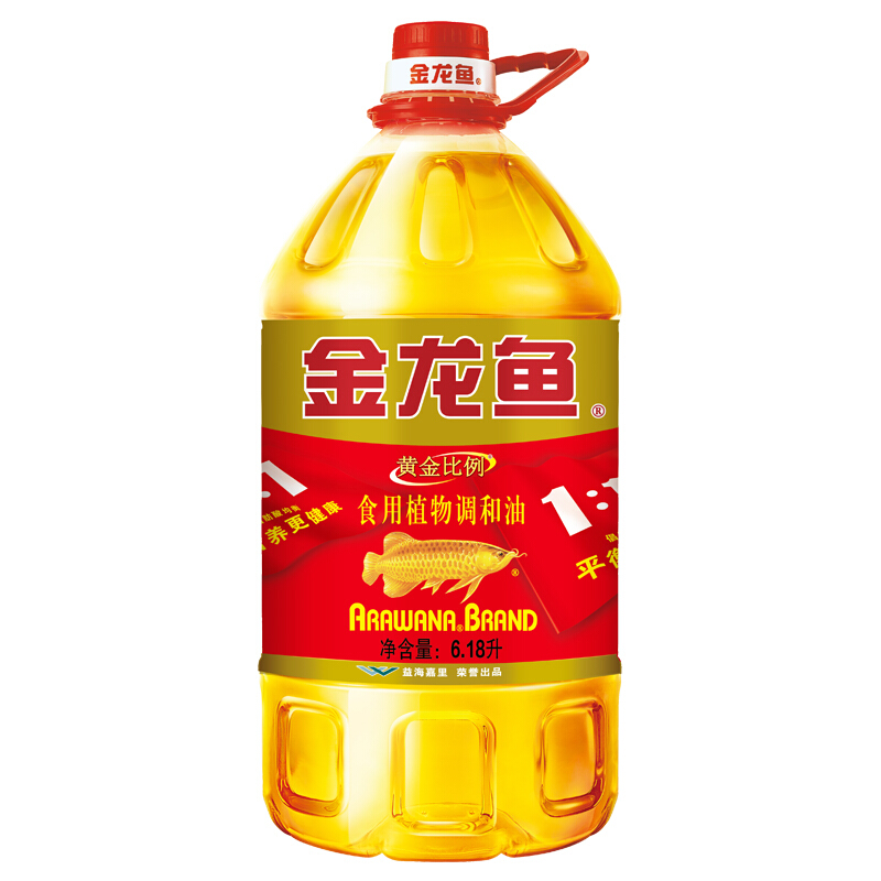 食用油 黄金比例食用植物调和油6.18L