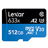 Lexar 雷克沙 633X Micro-SD存储卡 512GB V30 U3 A2）