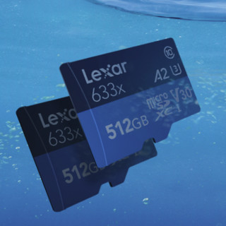 Lexar 雷克沙 633X Micro-SD存储卡 512GB（UHS-I、V30、U3、A2）