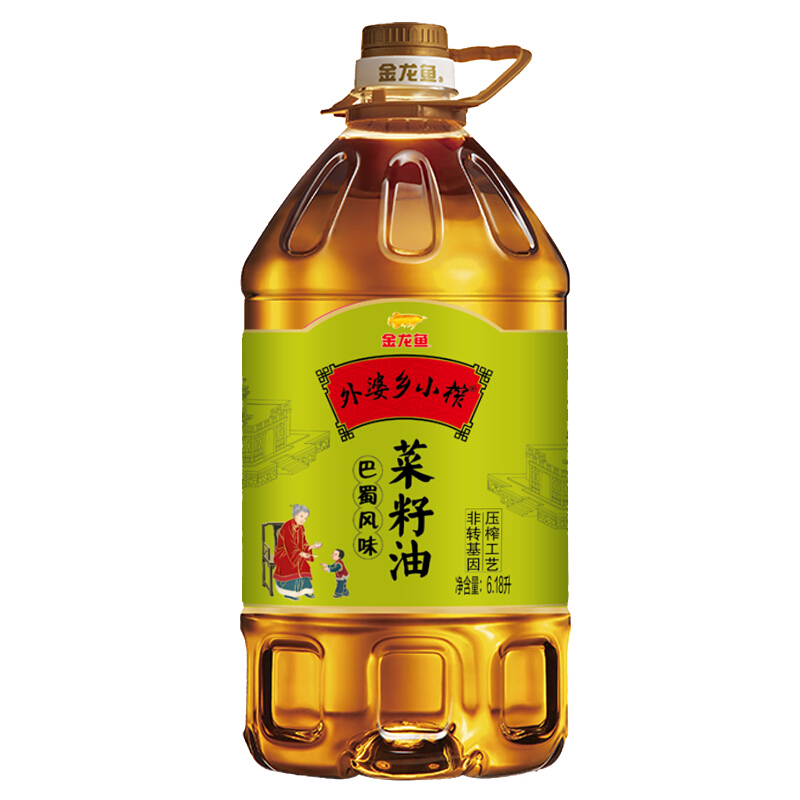 外婆乡小榨 菜籽油 巴蜀风味5L