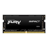 Kingston 金士顿 Impact系列 DDR4 2666MHz 笔记本内存 普条 黑色 16GB HX426S15IB2/16