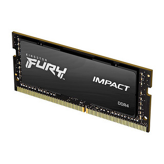 Kingston 金士顿 Impact系列 DDR4 2666MHz 笔记本内存 普条 黑色 16GB HX426S15IB2/16