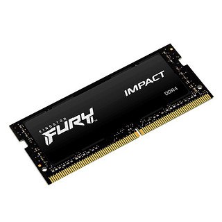 Kingston 金士顿 Impact系列 DDR4 2666MHz 笔记本内存 普条 黑色 16GB 8GB*2 HX426S15IB2K2/16