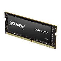 Kingston 金士顿 Impact系列 DDR4 2666MHz 笔记本内存 普条 黑色 8GB HX426S15IB2/8