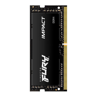 Kingston 金士顿 Impact系列 DDR4 2666MHz 笔记本内存 普条 黑色 8GB HX426S15IB2/8