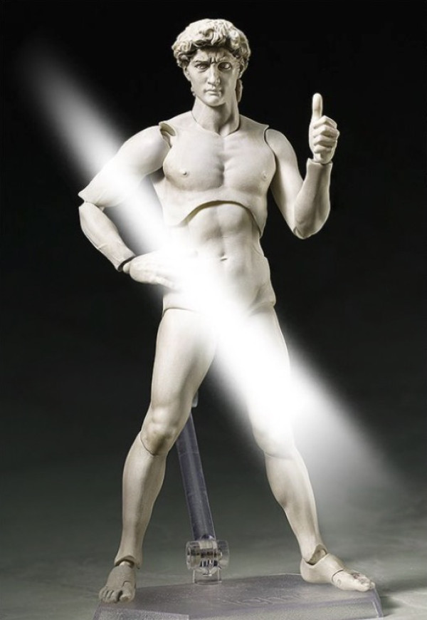 FREEing figma 桌面美术馆 大卫像 可动人偶