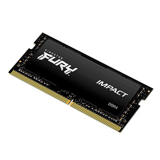 Kingston 金士顿 Impact系列 DDR4 2666MHz 笔记本内存 普条 黑色 8GB HX426S15IB2/8