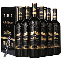 PLUS会员：伯根堡 尼姆产区AOP级 15度 尼罗斯尔干红葡萄酒 750ml*6 整箱装