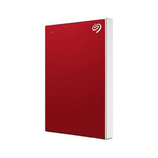 SEAGATE 希捷 铭 STHN2000403 2.5英寸USB便携移动硬盘 2TB USB3.0 挚爱红+数据救援服务 1年版