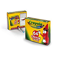 Crayola 绘儿乐 52-0064 彩色蜡笔 64色 送卷笔刀
