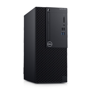 DELL 戴尔 OptiPlex 3070MT 九代酷睿版 商务台式机 黑色 (酷睿i5-9500、GT 710、16GB、256GB SSD+1TB HDD、风冷)