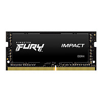 Kingston 金士顿 Impact系列 DDR4 2400MHz 笔记本内存 黑色 16GB HX424S14IB/16