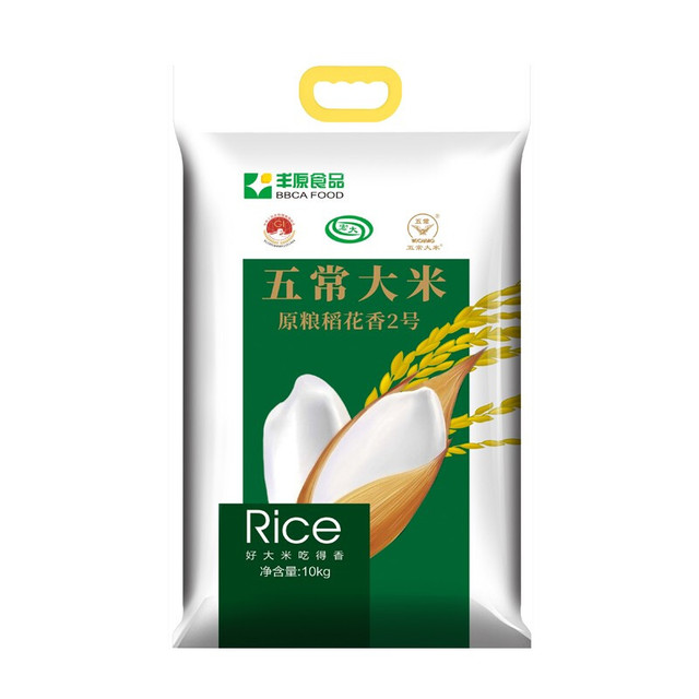 BBCA FOOD 丰原食品 原粮稻花香2号 五常大米 10kg（需凑单）