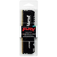 Kingston 金士顿 Fury系列 DDR4 3200MHz 台式机内存 灯条 黑色 RGB 16GB HX432C16FB3A/16