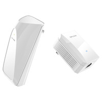 TP-LINK 普联 TL-PA201+TL-PA201W 单频300M 百兆无线AP Wi-Fi 4（802.11n）DC 白色+电力线 无线电力猫套装